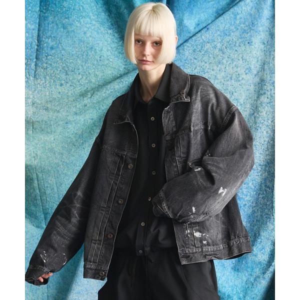 デニムジャケット gジャン 「UNISEX」「Vintage Style Denim Fabric」...