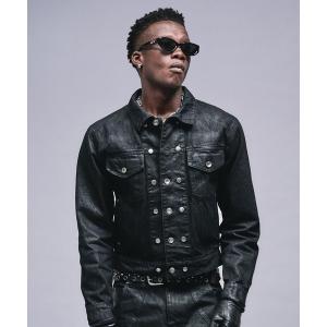 デニムジャケット gジャン 14oz Wax Coated Denim Jacket / 14オンスワックスコーティングデニムジャケット メンズ