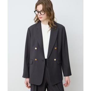 コート アウター ダブルブレストジャケット レディース