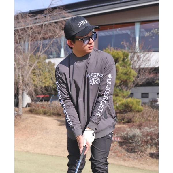 トレーナー スウェット (RM)「LUXE/R GOLF」ストレッチ コード刺繍 プルオーバー シャ...