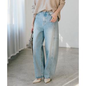 ジーンズ デニム デニムパンツ 「トレンド感ある着こなしに」ソフトバレルデニム レディース