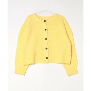 「coen」 ニットカーディガン M イエロー レディース