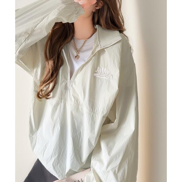 「Java」 ナイロンブルゾン MEDIUM ホワイト レディース