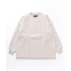 「The DUFFER of ST.GEORGE」 長袖Tシャツ LARGE ベージュ メンズ