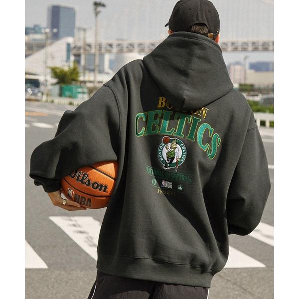 「MONO-MART」 「codderr」プルオーバーパーカー「nbaコラボ」 M グレー メンズ