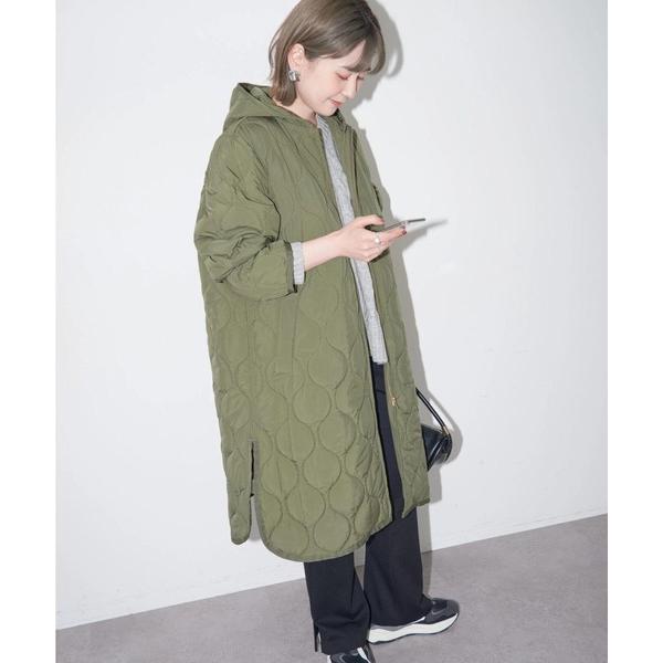 「AMERICAN HOLIC」 コート M カーキ レディース