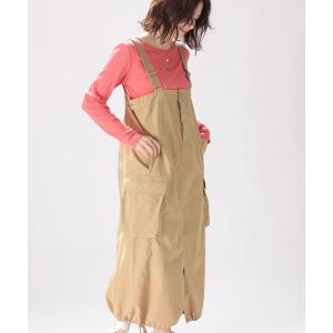 「niko and...」 サロペットスカート LARGE ベージュ レディース