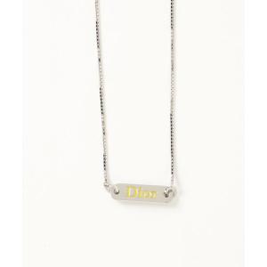 「Christian Dior」 ネックレス - シルバー レディース