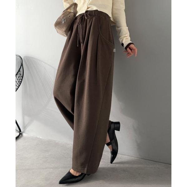 「Java」 スウェットパンツ LARGE ブラウン レディース