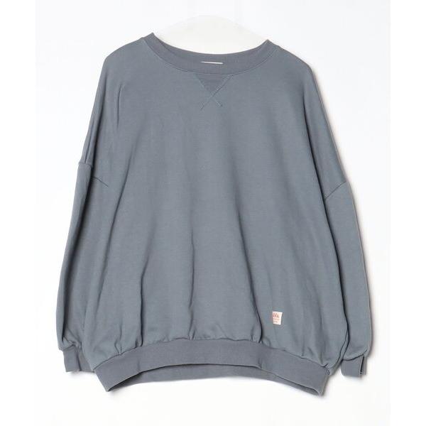 「Java」 スウェットカットソー L ブルー レディース