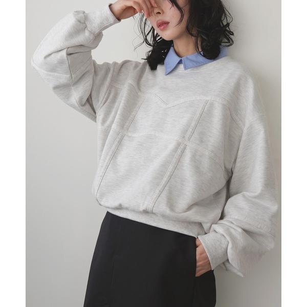 「LIAN」 スウェットカットソー FREE オートミール レディース