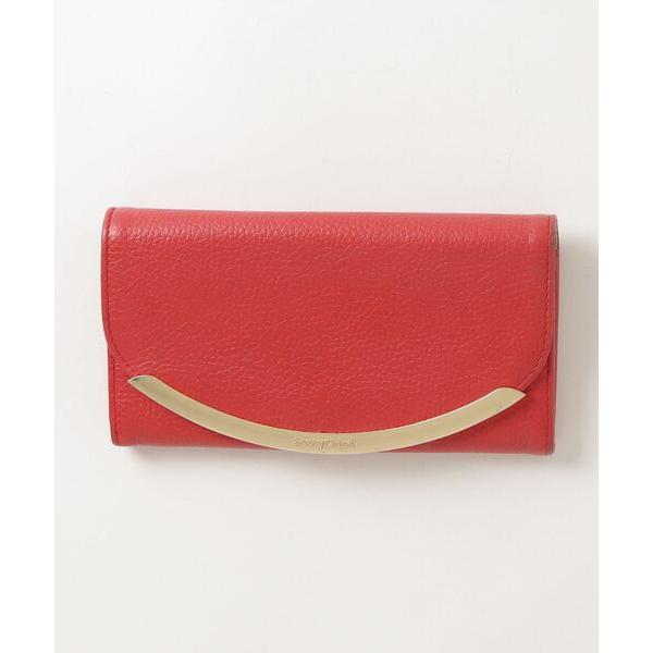 「SEE BY CHLOE」 ワンポイント財布 - レッド レディース