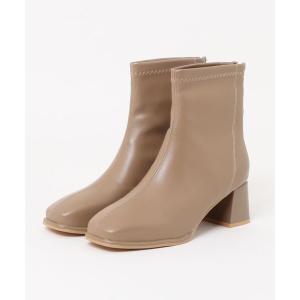 ブーツ チャンキーヒールブーツ レディース