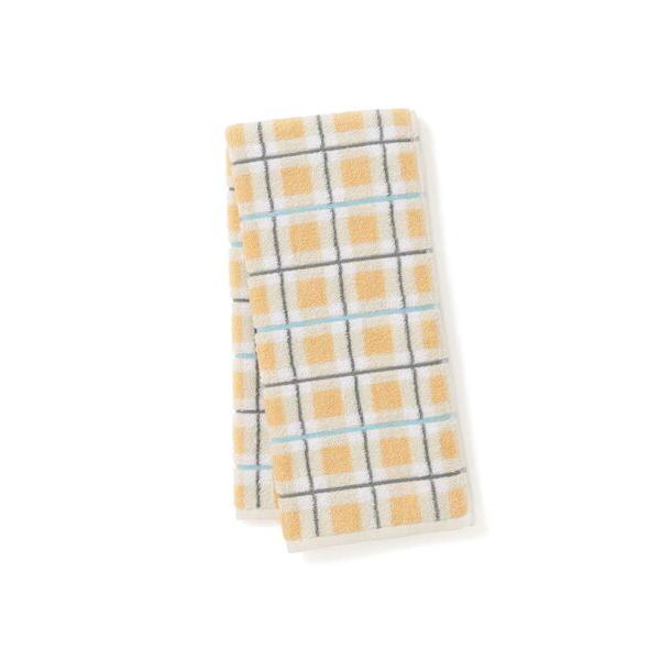 タオル 抗菌防臭パステルエッジ フェイスタオル オレンジ