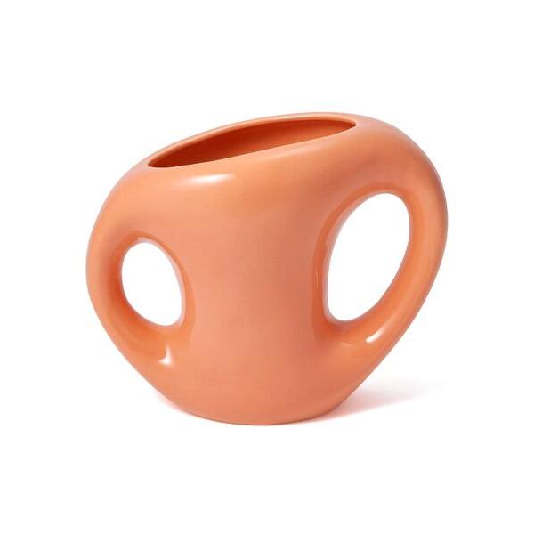 花瓶 セラミック アーティ フラワーベース M オレンジ