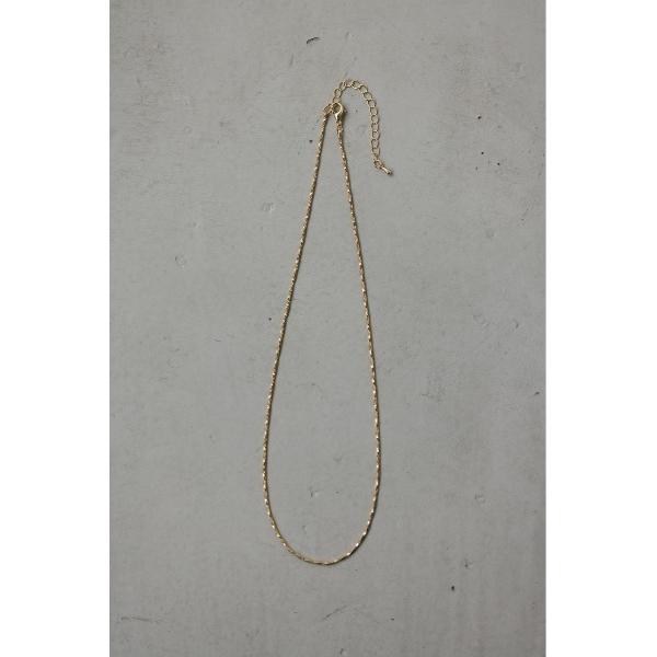 ネックレス スネイクグリッターネックレス レディース