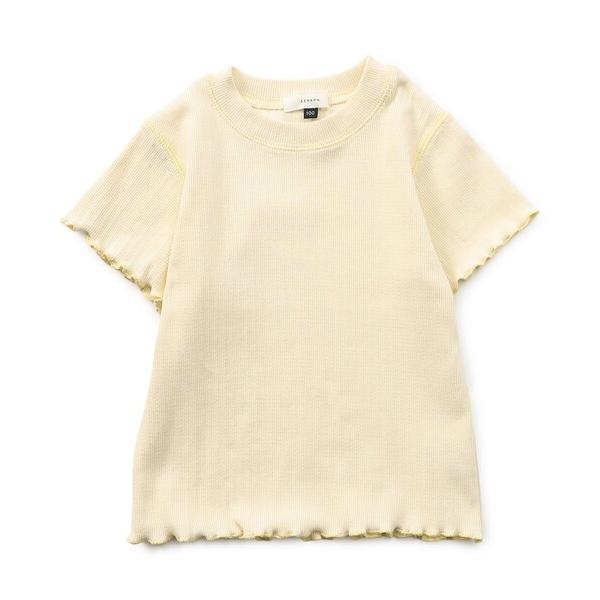 tシャツ ステッチ配色ベーシックTシャツ_ジュニア対応 キッズ 子供服 男の子 女の子