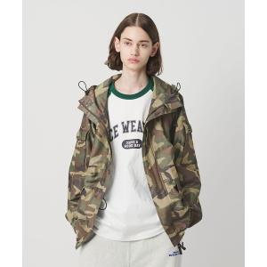 マウンテンパーカー ウインドブレーカー 「NICE WEATHER」カモフラ ビッグ マウンテンパーカー メンズ レディース