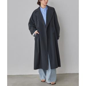 トレンチコート コート ストレッチポリエステル トレンチコート レディース