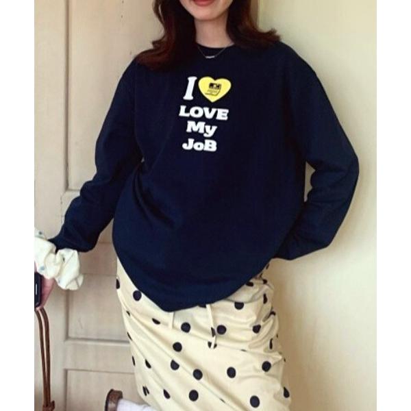 tシャツ I LOVE GRAPHIC ロンTEE レディース メンズ