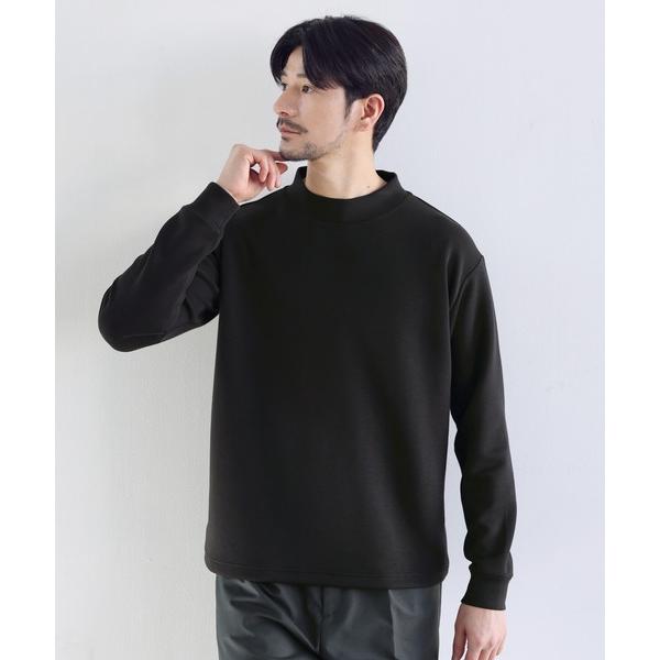 tシャツ 抗ピリング・防シワ・ウォッシャブル ハイポンチ長袖モックネックカットソー メンズ