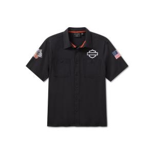 シャツ ファクトリー　レーシング　ファンウェア　ウーヴン メンズ