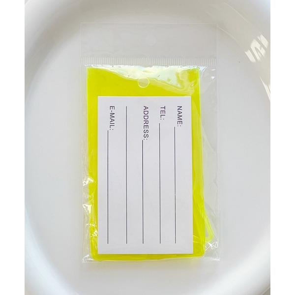 キーホルダー FReePLACe/クリアカラートラベルタグ X12762