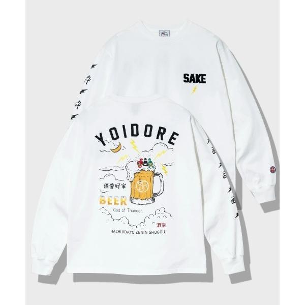 tシャツ YOIDORE/酔いどれ　KAMINARISAMA ロンTEE メンズ レディース
