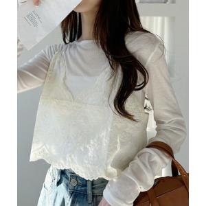 キャミソール バックリボン レース キャミソールの商品画像