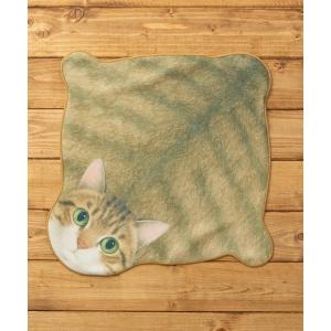 ハンカチ アニマル柄 らくらく手間なし風呂敷 くっつく マジックタオル 40x40cm レディース メンズ