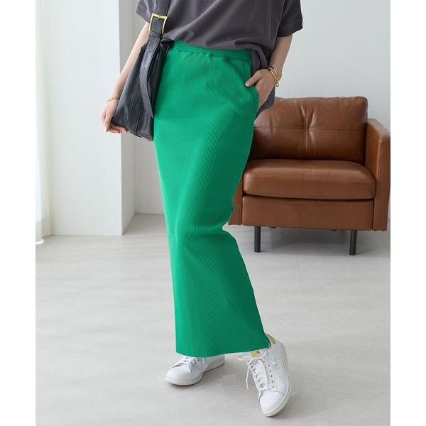 スカート 着回し！リブロングスカート