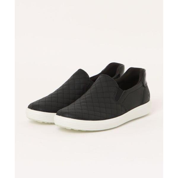 スリッポン ECCO 快適 SOFT 7 レディース 本革 EASY SLIP スリッポン レディー...
