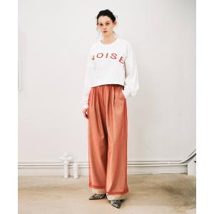 ワイドパンツ パンツ チュールレイヤードワイドパンツ「MADE IN JAPAN」 レディース