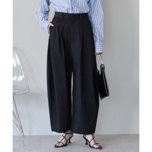 パンツ サイドタックコクーンパンツ レディース