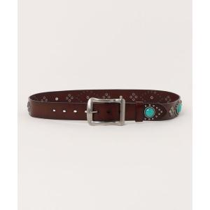 ベルト ストーン スタッズベルト メンズ レディース