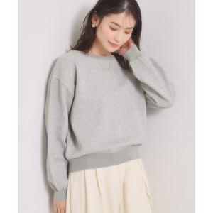 ニット セーター 「洗濯機OK」スウェットライクニット レディース
