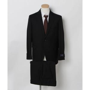 セレモニースーツ セットアップ 「クラシコ」ツーパンツスーツ/ブラック無地 メンズ