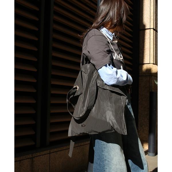 ショルダーバッグ バッグ 「atneK」ストライプショルダーバッグ レディース メンズ