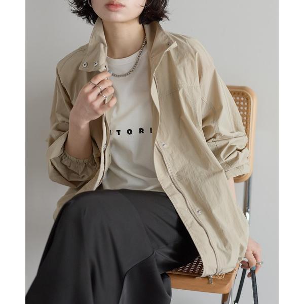 ブルゾン アウター スタンドカラー　ブルゾン レディース