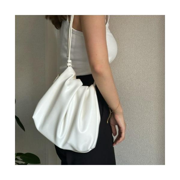 ハンドバッグ ワンハンドルギャザーバッグ