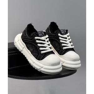 スニーカー デニムダッドスニーカー（厚底） メンズ