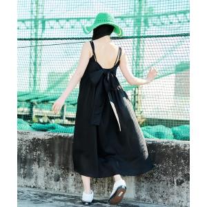 「MERLOT」 キャミソールワンピース FREE ブラック レディース