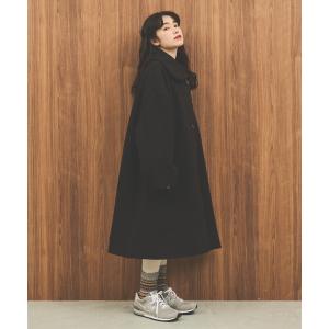 「MERLOT」 ステンカラーコート FREE ブラック レディース