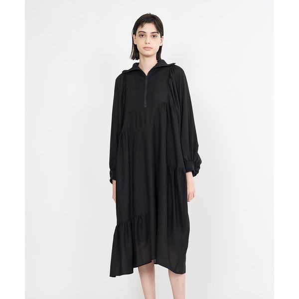 「gomme」 長袖ワンピース MEDIUM ブラック レディース