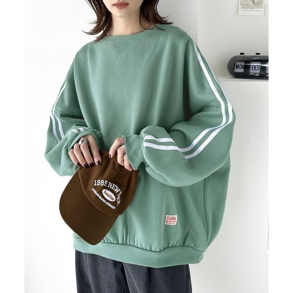 「Java」 長袖カットソー MEDIUM ミント レディース