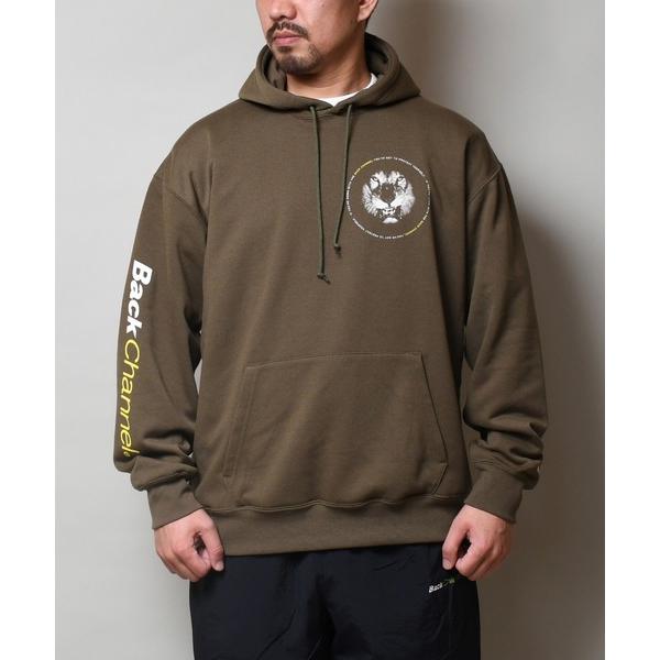 「Back Channel」 プルオーバーパーカー X-LARGE グリーン メンズ