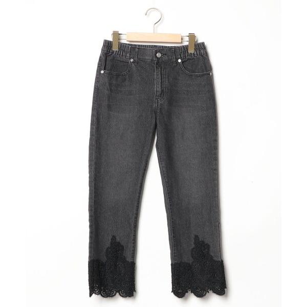 「&amp;LOVE」 デニムパンツ M グレー レディース