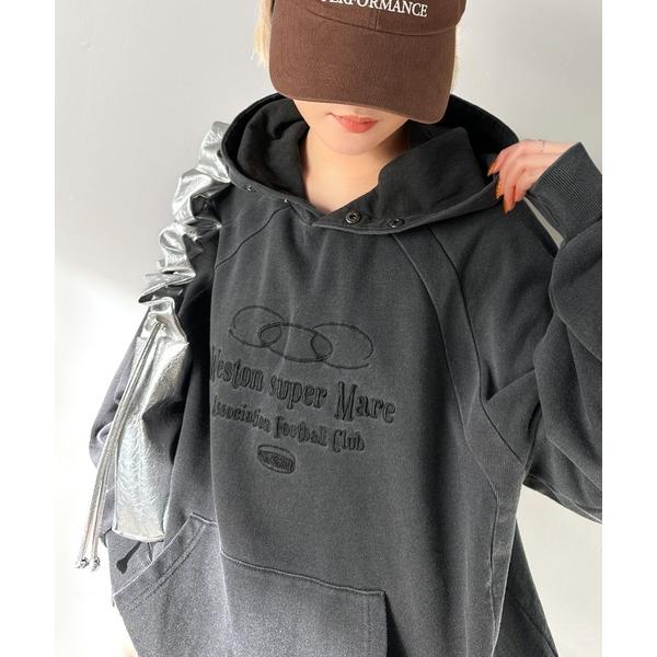 「Java」 プルオーバーパーカー X-LARGE チャコールグレー メンズ