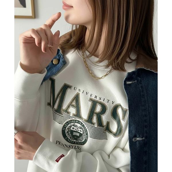 「Java」 スウェットカットソー X-LARGE オフホワイト レディース