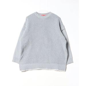 「mintdesigns」 長袖ニット 2 グレー レディース